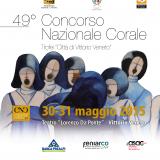 Locandina 49° concorso corale città di  Vittorio Veneto  